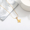 201 Stainless Steel Crystal Rhinestone Pendant Necklaces for Women WG0C703-08-1