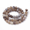 Natural Weathered Agate Beads Strands G-S259-05G-8mm-2
