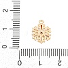 1Pc Brass Cubic Zirconia Charms KK-YW0003-89-3