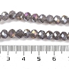 Baking Electroplate Glass Beads Strands DGLA-A039-J8mm-B06-4