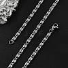 Non-Tarnish 304 Stainless Steel Lumachina Chain Necklaces X-NJEW-P226-08P-01-3