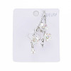 Plum Blossom with Branch Resin Brooch with Imitation Pearl JEWB-N007-023P-FF-5