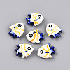 Handmade Porcelain Beads PORC-N009-08C-1