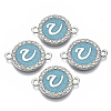 Alloy Enamel Links Connectors LS-ENAM-TAC0003-01S-06U-2