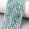 Natural Larimar Beads Strands G-K376-A03-4mm-1