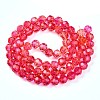 Baking Paint Transparent Glass Beads X1-DGLA-A035-T8mm-A02-3