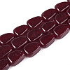Natural White Jade Beads Strands G-N354-02A-02-2
