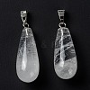 Natural Quartz Crystal Pendants G-F707-16-2