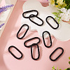 10Pcs Alloy Spring Gate Rings FIND-TA0009-25J-4