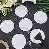 Flat Round PEVA Bathtub Non-Slip Stickers AJEW-CN0003-85A-3
