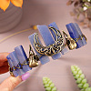 Natural Blue Aventurine Hair Bands PW-WG39AD4-24-1