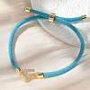 Adjustable Nylon Cord Bracelets X-BJEW-C096-01G-06-1