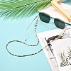 Glass Seed Beads Eyeglasses Chains AJEW-EH00383-04-2
