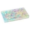 180Pcs 6 Colors Transparent Acrylic Beads OACR-FS0001-91-6