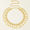 Alloy Coin Tassel Waist Belly Chains for Women FS-WG54A97-01-2
