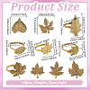 20Pcs 10 Styles Iron Napkin Rings DIY-GO0002-94-2