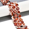 Natural Fire Crackle Agate Beads Strands G-NH0004-050-2