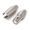 304 Stainless Steel Locking Tube Magnetic Clasps STAS-A151-02A-P-3