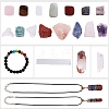 DIY Chakra Gemstone Bracelet Necklace Making Kit DIY-SZ0008-03-2