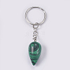 Synthetic Malachite Keychain KEYC-P041-B05-2