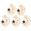 Alloy Enamel Pendants X-ENAM-S121-062-2