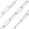 304 Stainless Steel Paperclip Chains CHS-A016-11P-A-1