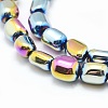 Electroplate Non-magnetic Synthetic Hematite Beads G-L488-A-08-2