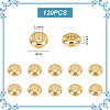 120Pcs Brass Spacer Beads KK-UN0002-36-3