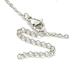 304 Stainless Steel Cable Chain Necklaces NJEW-H040-09P-3