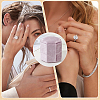 Velvet Cover Plastic Couple Ring Box VBOX-WH20003-001J-6
