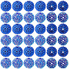 40Pcs 2 Styles Transparent Resin Rhinestone Graduated Beads RESI-BM0001-13-7