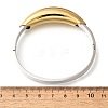 304 Stainless Steel Hinged Bangles for Women BJEW-C091-02E-GP-5