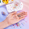 400Pcs 10 Colors Transparent Glass Beads Strands GLAA-TA0002-88-6