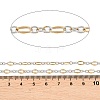 Two Tone 304 Stainless Steel Oval Link Chains CHS-P028-14A-2