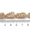 Electroplated Natural Druzy Agate Beads Strands G-R012-A02-01-4