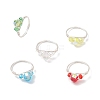 Glass Finger Rings RJEW-JR00925-02-2