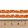Transparent Glass Beads Strands GLAA-Z018-C21-4