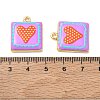 Printed Brass Pendants KK-CBAF9BC-10G-4