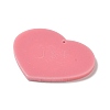 Valentine's Day Printed Heart Theme Acrylic Pendants OACR-B015-01A-06-2