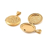 316 Stainless Steel Locket Pendants STAS-K321-10G-2