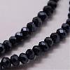 Electroplate Glass Bead Strands GLAA-K016-2x3mm-10PL-3