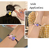 100Pcs 10 Colors Transparent Enamel Acrylic Beads TACR-CD0001-09-6