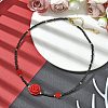 Glass Seed Beaded Necklaces NJEW-MZ00053-02-2