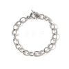 Brass Cable Chains Bracelets for Women BJEW-JB12782-4