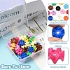 50Pcs Opaque Acrylic Beads OACR-YW0003-15-3
