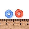 Frosted Transparent Acrylic European Beads AC-CBA9284-05-3