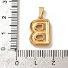 304 Stainless Steel Micro Pave Clear Cubic Zirconia Pendants CU-CBA703A-05G-B-3