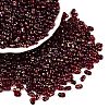 Picasso Spray Painted Glass Seed Beads SEED-T006-04-28-3