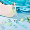 3Pcs PVC Tortoise Pendant Keychains KEYC-TADJ0001-02C-5