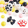 52Pcs Dog Themed Silicone Beads SIL-TA0003-36-3